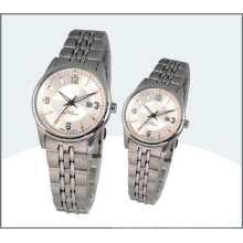 Amant, acier inoxydable Couple montres (15175)